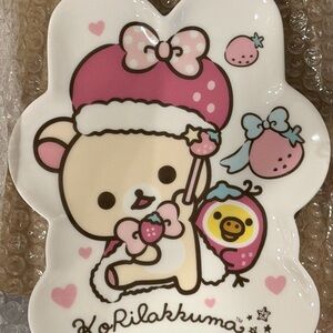 Rilakkuma Pink and Cream Plate/tray